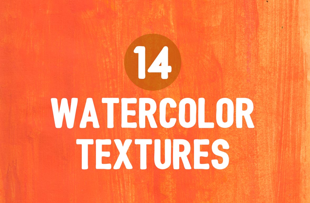 14 Watercolor Textures for Handmade Branding Projects