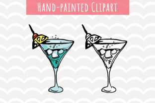 Cocktail Hand Painted Clip Art for Crafts: A Designer’s Review
