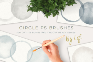 Photoshop Brushes Including Netral Round Circle Bonus Graphics