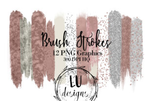 Rose Gold Foil Brush Strokes Texture Review for Digital Sellers