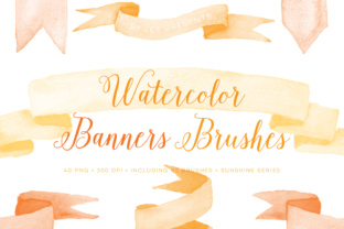 Watercolor Banner Brushes Bring a Warm, Handmade Touch to Local Branding