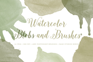 Watercolor Blob PS Brushes Bonus: A Versatile Tool for Creative Design