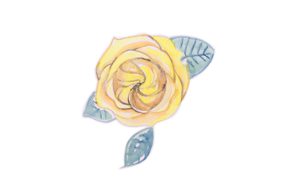 Watercolor Flower Embroidery Design