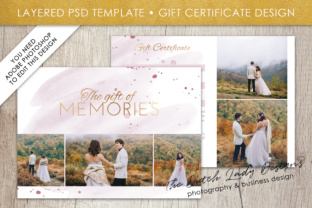 Watercolor Gift Certificate Template for Handmade Brands