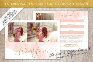 Watercolor Gift Certificate Template for Small Business Branding