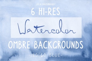 Watercolor Ombre Backgrounds Blue: A Versatile Design Asset for Sellers