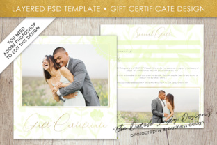 Watercolor Photography Gift Certificate Design for Real Embroidery Projects
